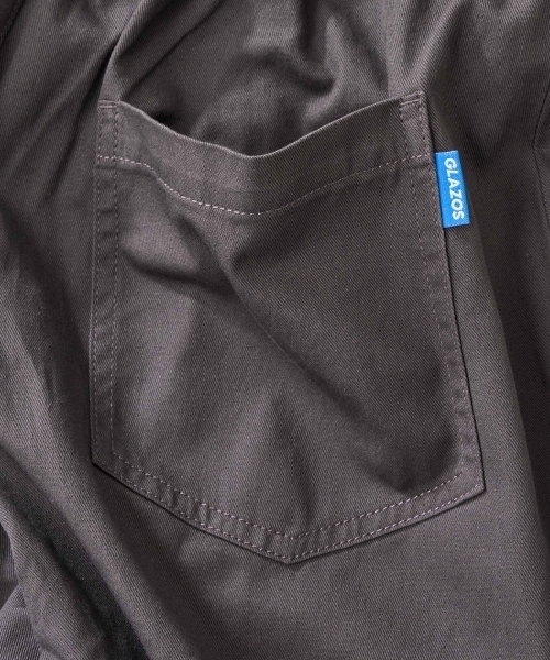 GLAZOS（グラソス）の「コットンツイル・ベイカーパンツ（その他パンツ・キッズ・ブラック/ベージュ/チャコール・180cm/150cm/160cm/170cm）」の7枚目の写真