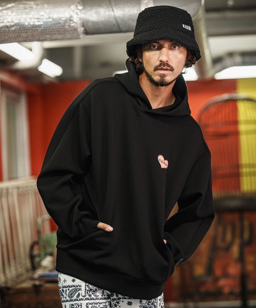 mko13109-Barcode Embroidery Boa Hat ボアハット(F25F310)