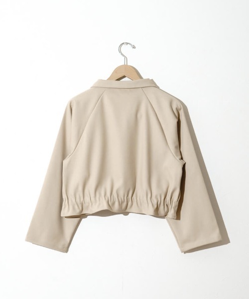 flower(フラワー)の「コンパクトウォームジャケット(ブルゾン・レディース・ブラウン/アイボリー・FREE)」の8枚目の写真