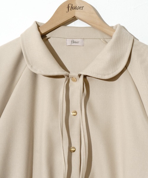 flower(フラワー)の「コンパクトウォームジャケット(ブルゾン・レディース・ブラウン/アイボリー・FREE)」の10枚目の写真