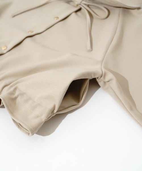 flower(フラワー)の「コンパクトウォームジャケット(ブルゾン・レディース・ブラウン/アイボリー・FREE)」の13枚目の写真