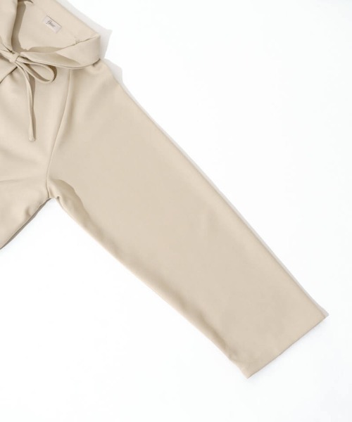 flower(フラワー)の「コンパクトウォームジャケット(ブルゾン・レディース・ブラウン/アイボリー・FREE)」の14枚目の写真