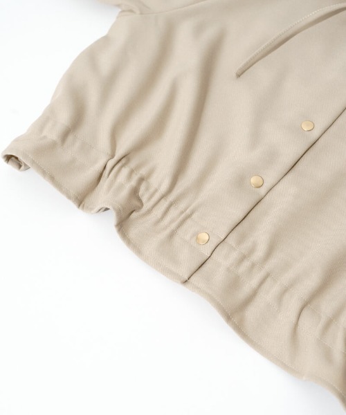 flower(フラワー)の「コンパクトウォームジャケット(ブルゾン・レディース・ブラウン/アイボリー・FREE)」の15枚目の写真