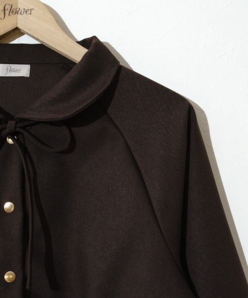 flower(フラワー)の「コンパクトウォームジャケット(ブルゾン・レディース・ブラウン/アイボリー・FREE)」の21枚目の写真
