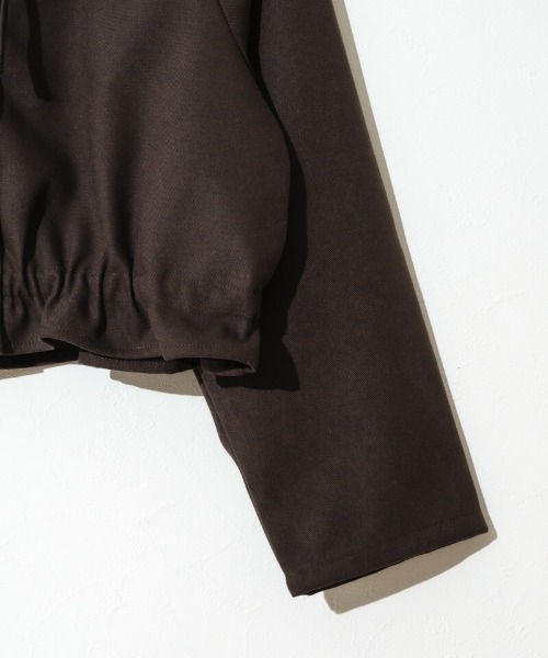 flower(フラワー)の「コンパクトウォームジャケット(ブルゾン・レディース・ブラウン/アイボリー・FREE)」の22枚目の写真