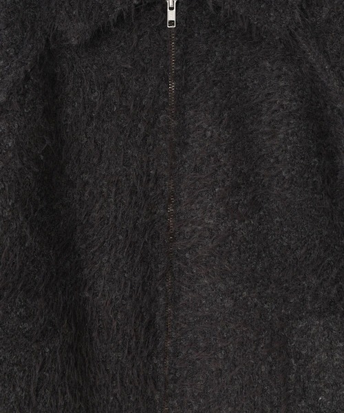 LOWRYS FARM（ローリーズファーム）の「フェザーニットブルゾン  591519（ブルゾン・レディース・ブラウン/チャコールグレー/アイボリー・FREE）」の16枚目の写真