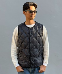 【TAION】MILITARY CREW NECK DOWN VEST(SOFT SHELL)
