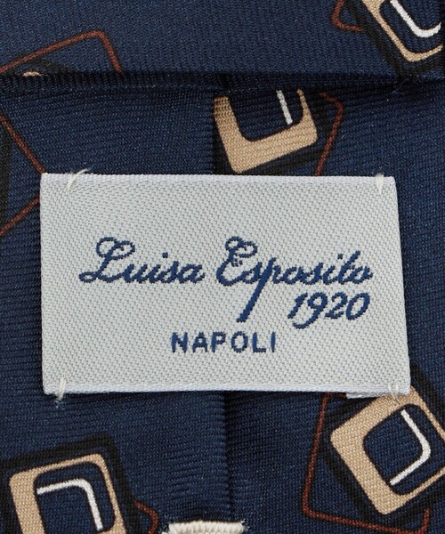 green label relaxing（グリーンレーベルリラクシング）の「＜Luisa Esposito＞8.0cm スタンプ コモン2 ネクタイ（ネクタイ・メンズ・ネイビー・FREE）」の5枚目の写真