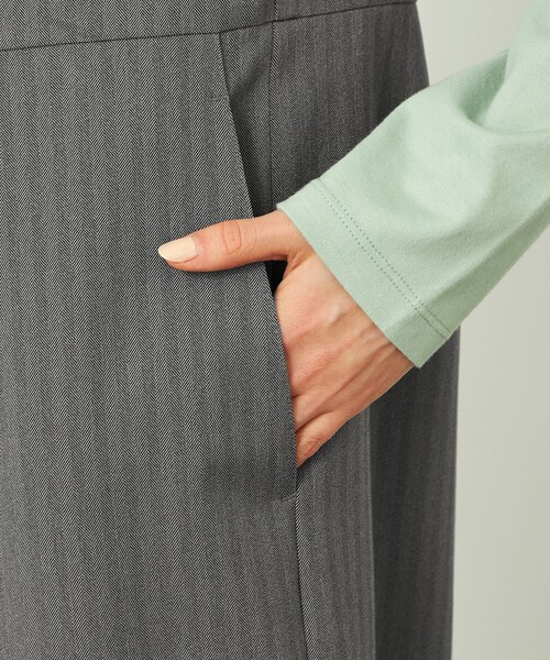 MACKINTOSH PHILOSOPHY(マッキントッシュ フィロソフィー)の「GREY LABEL ノーカラージャンプスーツ(サロペット/オーバーオール・レディース・ダークネイビー/チャコールグレー・1/2)」の10枚目の写真