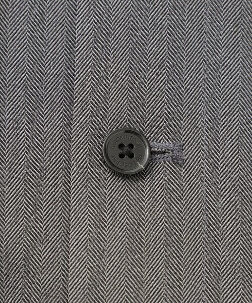 MACKINTOSH PHILOSOPHY(マッキントッシュ フィロソフィー)の「GREY LABEL ノーカラージャンプスーツ(サロペット/オーバーオール・レディース・ダークネイビー/チャコールグレー・1/2)」の11枚目の写真