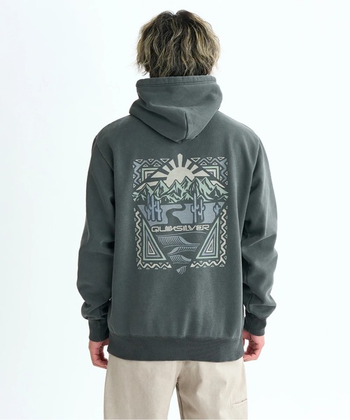 Quiksilver(クイックシルバー)の「PG DESERT WAVES SWEA /クイックシルバー裏起毛バックプリントプルオーバーパーカー・フーディー(スウェット・メンズ・ブルー/ブラック/ホワイト・X-LARGE/LARGE/MEDIUM)」の15枚目の写真