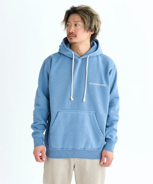 Quiksilver(クイックシルバー)の「PG DESERT WAVES SWEA /クイックシルバー裏起毛バックプリントプルオーバーパーカー・フーディー(スウェット・メンズ・ブルー/ブラック/ホワイト・X-LARGE/LARGE/MEDIUM)」の16枚目の写真