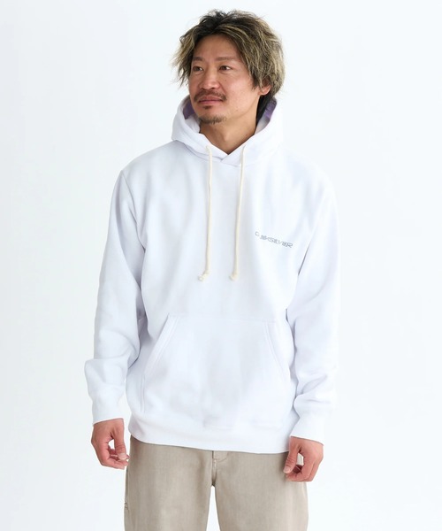 Quiksilver(クイックシルバー)の「PG DESERT WAVES SWEA /クイックシルバー裏起毛バックプリントプルオーバーパーカー・フーディー(スウェット・メンズ・ブルー/ブラック/ホワイト・X-LARGE/LARGE/MEDIUM)」の6枚目の写真