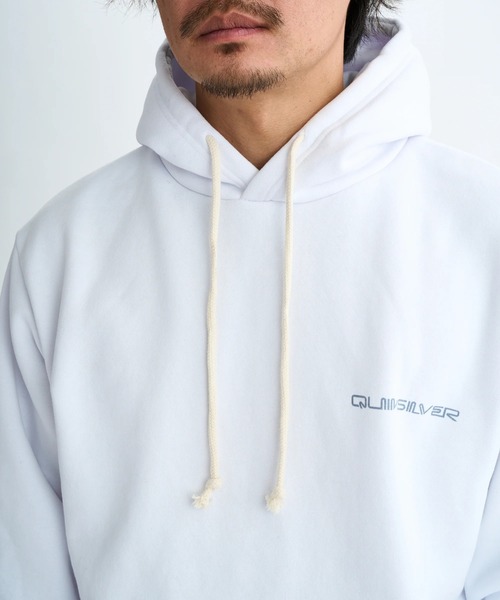 Quiksilver(クイックシルバー)の「PG DESERT WAVES SWEA /クイックシルバー裏起毛バックプリントプルオーバーパーカー・フーディー(スウェット・メンズ・ブルー/ブラック/ホワイト・X-LARGE/LARGE/MEDIUM)」の8枚目の写真