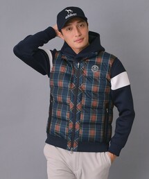 adabat（アダバット）の「【新レーベル ADABAT NAVY】撥水 タータンチェック中綿ベスト（その他アウター・メンズ）」