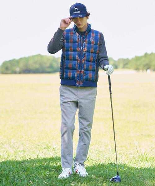 adabat（アダバット）の「【新レーベル ADABAT NAVY】撥水 タータンチェック中綿ベスト（その他アウター・メンズ・ネイビー系1・50/48/46）」の3枚目の写真