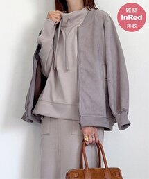 ikka | 【雑誌InRed11月号掲載】フェイクスエードブルゾン(ブルゾン)