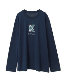 最終値下げ、新品タグつき、ピンクハウスカットソー、紺✖️白、 セール】 楊柳クレープセーラーカラーカットソー （カットソー