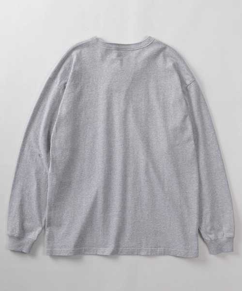 Goodwear(グッドウェア)の「【75】【Goodwear/グッドウェア】 ヘビーウェイト USAコットン ヘンリーネック長袖Tシャツ/ロンT/レギュラーシルエット(Tシャツ/カットソー・メンズ・ダークグレー/ダークブルー/ネイビー/ベージュ/ホワイト/ピンク/グリーン/ブラウン/チャコールグレー/グレー/ブラック/カーキ・S/M/L/XL)」の14枚目の写真