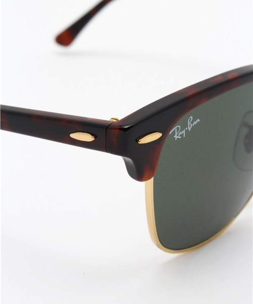 Ray-Ban(レイバン)の「Ray-Ban レイバン サングラス CLUBMASTER CLASSIC RB301651W0366/紫外線対策(サングラス・メンズ・ゴールド×ブラウン・51)」の3枚目の写真