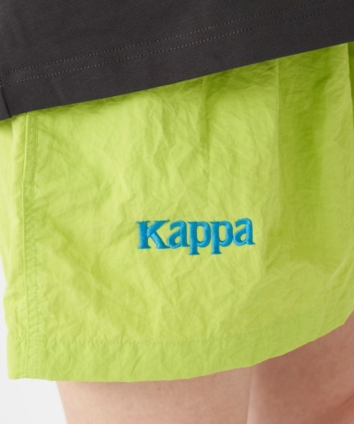 Kappa(カッパ)の「≪ウェルネスシリーズ≫水陸両用 ユニセックス ナイロンハーフパンツ(その他パンツ・レディース・グリーン/ライム/ベージュ/ブラック・SMALL/LARGE/MEDIUM)」の9枚目の写真