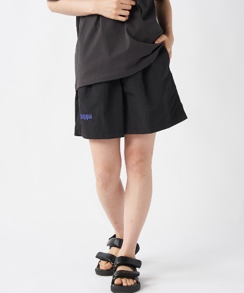 Kappa(カッパ)の「≪ウェルネスシリーズ≫水陸両用 ユニセックス ナイロンハーフパンツ(その他パンツ・レディース・グリーン/ライム/ベージュ/ブラック・SMALL/LARGE/MEDIUM)」の20枚目の写真