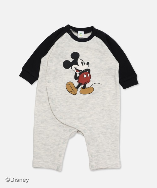 Disney(ディズニー)の「〈ディズニー〉ミッキーマウス/裏毛カバーオール(ロンパース・キッズ・オートミール/クリーム/ブラック・60cm/70cm/80cm)」の12枚目の写真
