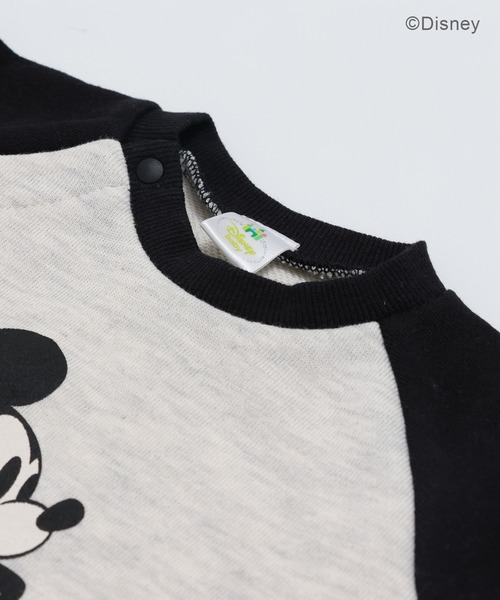 Disney(ディズニー)の「〈ディズニー〉ミッキーマウス/裏毛カバーオール(ロンパース・キッズ・オートミール/クリーム/ブラック・60cm/70cm/80cm)」の10枚目の写真