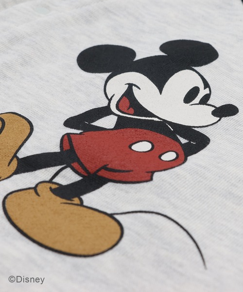Disney(ディズニー)の「〈ディズニー〉ミッキーマウス/裏毛カバーオール(ロンパース・キッズ・オートミール/クリーム/ブラック・60cm/70cm/80cm)」の8枚目の写真