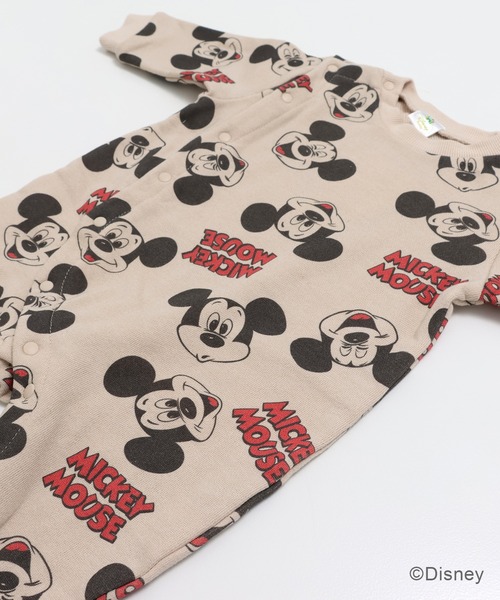 Disney(ディズニー)の「〈ディズニー〉ミッキーマウス/裏毛カバーオール(ロンパース・キッズ・オートミール/クリーム/ブラック・60cm/70cm/80cm)」の18枚目の写真