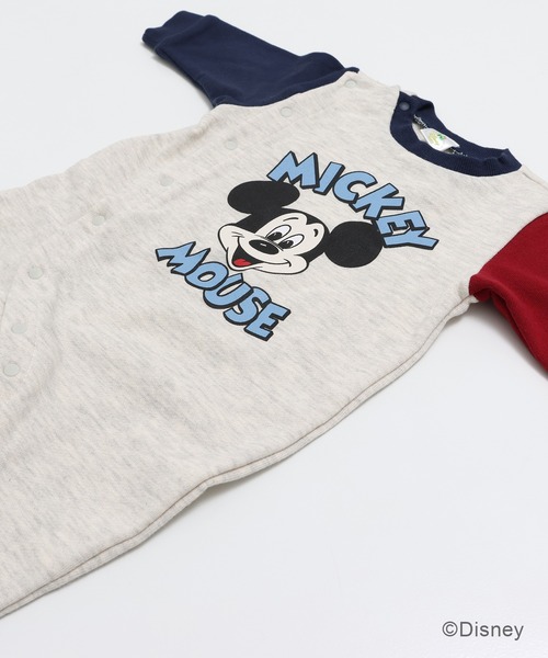 Disney(ディズニー)の「〈ディズニー〉ミッキーマウス/裏毛カバーオール(ロンパース・キッズ・オートミール/クリーム/ブラック・60cm/70cm/80cm)」の17枚目の写真