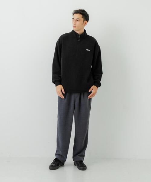 THOUSAND MILE（サウザンドマイル）の「『別注』THOUSAND MILE×URBAN RESEARCH　ニットフリースハーフジッププルオーバー（その他トップス・メンズ・ネイビー/チャコールグレー/オフホワイト/ブラック・MEDIUM/LARGE）」の15枚目の写真