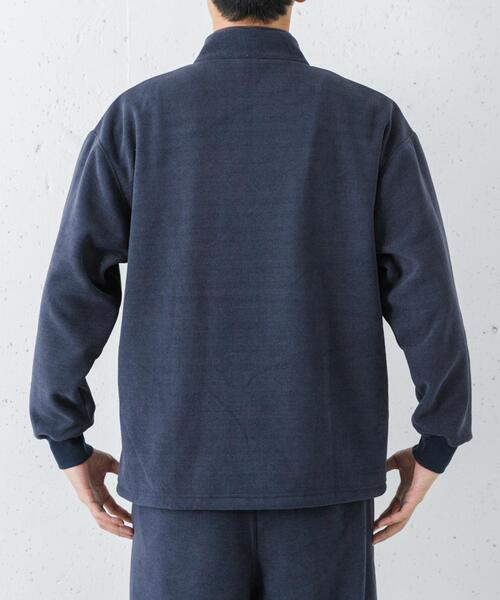 THOUSAND MILE（サウザンドマイル）の「『別注』THOUSAND MILE×URBAN RESEARCH　ニットフリースハーフジッププルオーバー（その他トップス・メンズ・ネイビー/チャコールグレー/オフホワイト/ブラック・MEDIUM/LARGE）」の22枚目の写真