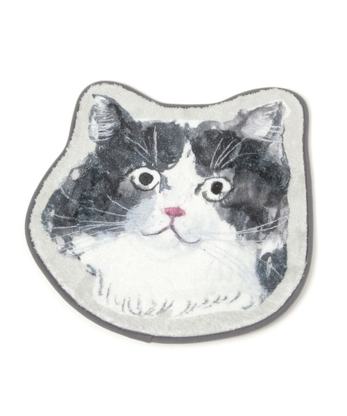 studio CLIP（スタディオクリップ）の「ダイカットチェアパッド[うちの猫博]（ラグ/マット・レディース・その他7/その他1/その他2・FREE）」の6枚目の写真