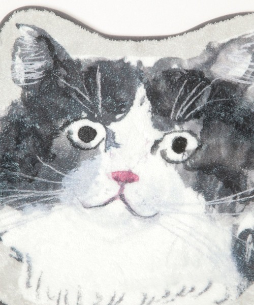 studio CLIP（スタディオクリップ）の「ダイカットチェアパッド[うちの猫博]（ラグ/マット・レディース・その他7/その他1/その他2・FREE）」の10枚目の写真