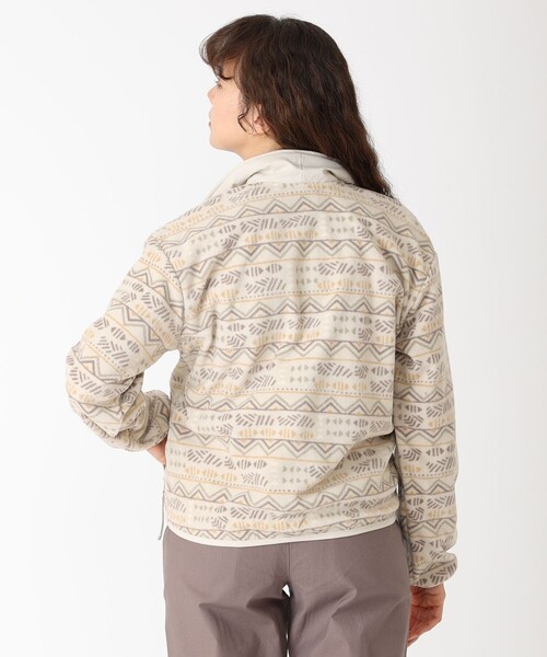 Columbia（コロンビア）の「Columbia／ウィメンズ セコイアグローブ プリント ハーフジップ フリースジャケット／コロンビア（その他トップス・レディース・グリーン/レッド/ベージュ/ネイビー・S/XL/M/L）」の6枚目の写真