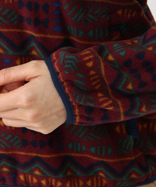 Columbia（コロンビア）の「Columbia／ウィメンズ セコイアグローブ プリント ハーフジップ フリースジャケット／コロンビア（その他トップス・レディース・グリーン/レッド/ベージュ/ネイビー・S/XL/M/L）」の18枚目の写真