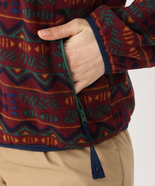 Columbia（コロンビア）の「Columbia／ウィメンズ セコイアグローブ プリント ハーフジップ フリースジャケット／コロンビア（その他トップス・レディース・グリーン/レッド/ベージュ/ネイビー・S/XL/M/L）」の20枚目の写真