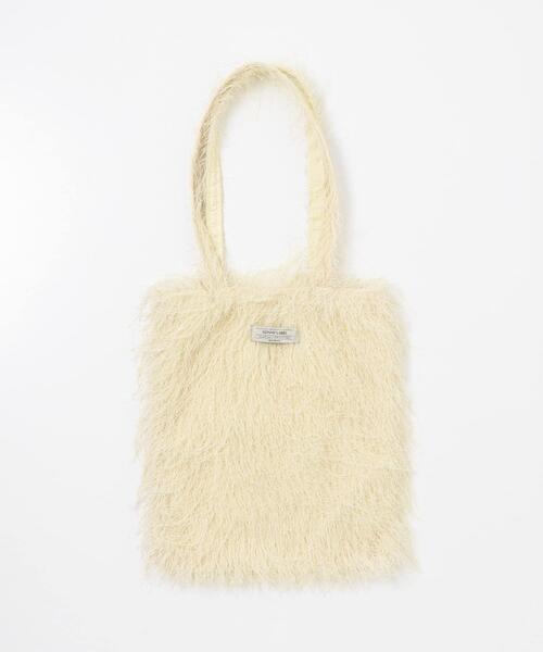 URBAN RESEARCH Sonny Label(アーバンリサーチサニーレーベル)の「シャギートートバッグ(トートバッグ・レディース・アイボリー/ブラック/ブルー系その他・ONE)」の21枚目の写真