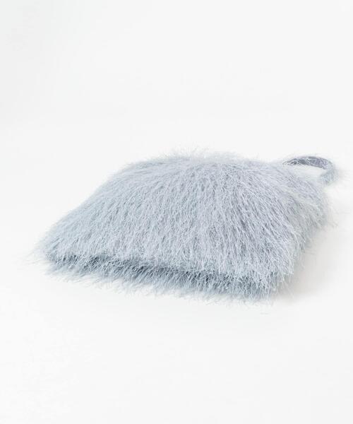 URBAN RESEARCH Sonny Label(アーバンリサーチサニーレーベル)の「シャギートートバッグ(トートバッグ・レディース・アイボリー/ブラック/ブルー系その他・ONE)」の10枚目の写真