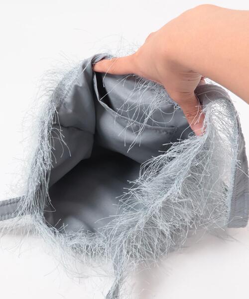 URBAN RESEARCH Sonny Label(アーバンリサーチサニーレーベル)の「シャギートートバッグ(トートバッグ・レディース・アイボリー/ブラック/ブルー系その他・ONE)」の11枚目の写真