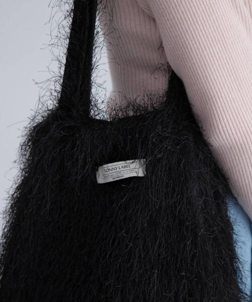 URBAN RESEARCH Sonny Label(アーバンリサーチサニーレーベル)の「シャギートートバッグ(トートバッグ・レディース・アイボリー/ブラック/ブルー系その他・ONE)」の14枚目の写真