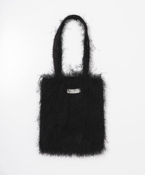 URBAN RESEARCH Sonny Label(アーバンリサーチサニーレーベル)の「シャギートートバッグ(トートバッグ・レディース・アイボリー/ブラック/ブルー系その他・ONE)」の16枚目の写真