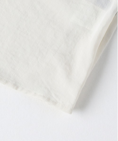 Right-on（ライトオン）の「【HONEYSUCKLE ROSE】シャーリングブラウス（シャツ/ブラウス・レディース・ブラウン/ダークグレー/キナリ・L/M）」の8枚目の写真