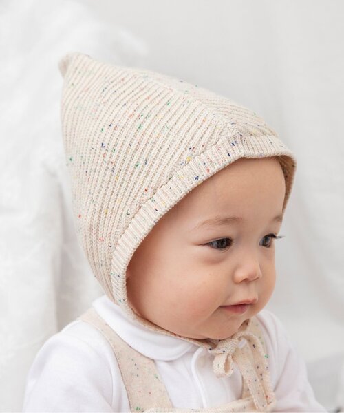 BREEZE（ブリーズ）の「Bpop ニットボンネット（ニットキャップ/ビーニー・キッズ・レインボー/その他2・48）」の2枚目の写真