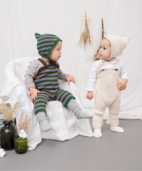 BREEZE（ブリーズ）の「Bpop ニットボンネット（ニットキャップ/ビーニー・キッズ・レインボー/その他2・48）」の6枚目の写真