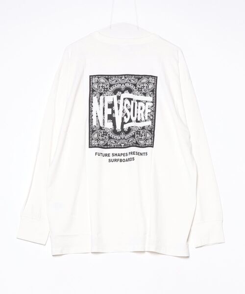 NEV(ネブ)の「NEV SURF メンズ ロンT(Tシャツ/カットソー・メンズ・チャコールグレー/ベージュ/ブラック/オフホワイト/ホワイト系その他/ブラック系その他/杢グレー/ネイビー・M/L/XL)」の17枚目の写真