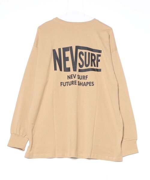 NEV(ネブ)の「NEV SURF メンズ ロンT(Tシャツ/カットソー・メンズ・チャコールグレー/ベージュ/ブラック/オフホワイト/ホワイト系その他/ブラック系その他/杢グレー/ネイビー・M/L/XL)」の18枚目の写真