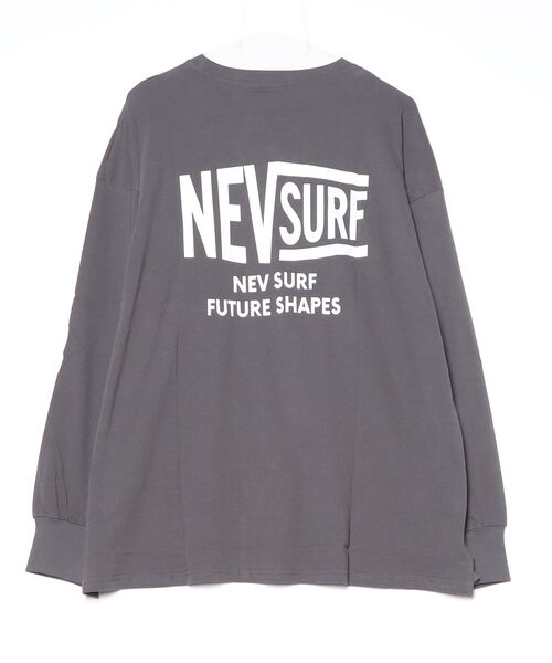 NEV(ネブ)の「NEV SURF メンズ ロンT(Tシャツ/カットソー・メンズ・チャコールグレー/ベージュ/ブラック/オフホワイト/ホワイト系その他/ブラック系その他/杢グレー/ネイビー・M/L/XL)」の19枚目の写真