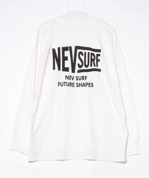 NEV(ネブ)の「NEV SURF メンズ ロンT(Tシャツ/カットソー・メンズ・チャコールグレー/ベージュ/ブラック/オフホワイト/ホワイト系その他/ブラック系その他/杢グレー/ネイビー・M/L/XL)」の20枚目の写真